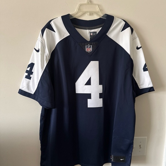 NFL Men's Navy and White Jersey
